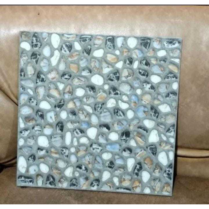 KERAMIK LANTAI BATU ALAM MULIA BRIXTON GREY 40X40 | KERAMIK BATU ALAM MINIMALIS MODERN