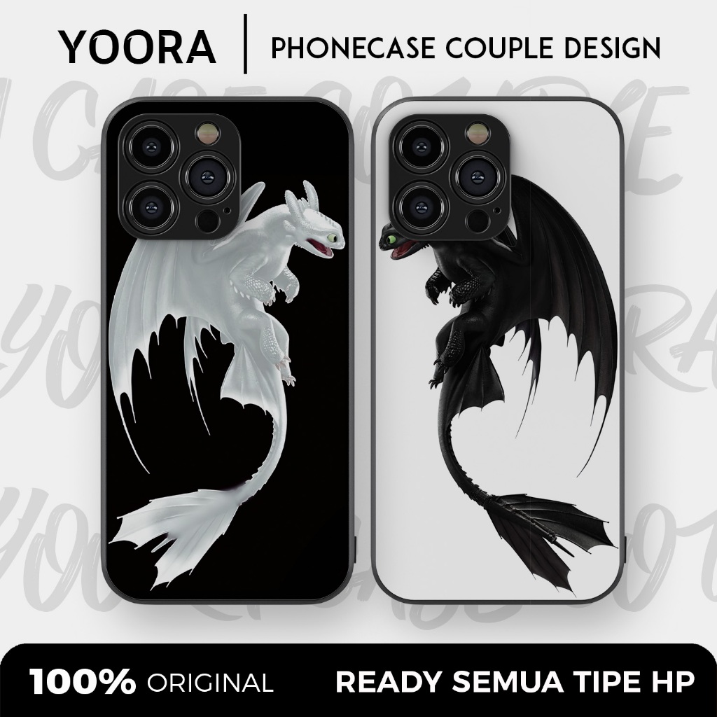 [HT07] Custom Case Couple How To Train Your Dragon Premium Bisa Untuk Semua Tipe Hp