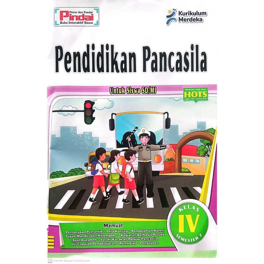 Buku LKS PKN kurikulum Merdeka Kelas 4 SD/MI Semester 2