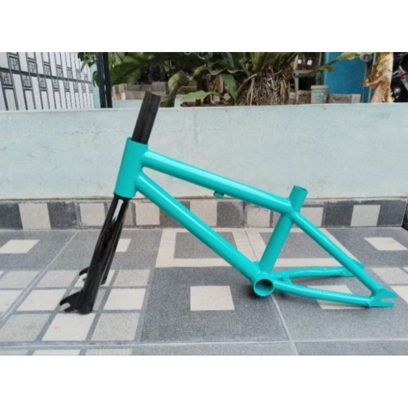 fulset frame bmx dan fork BMX ukuran 12 Flatland