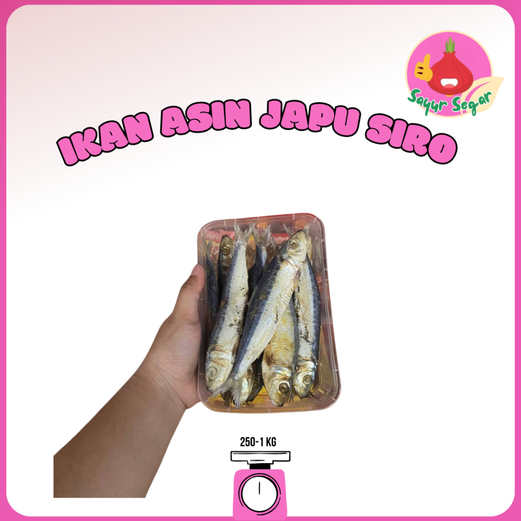 

Sayur Segar - Ikan Asin Japu Siro / Ikan Asin Tembang 1kg