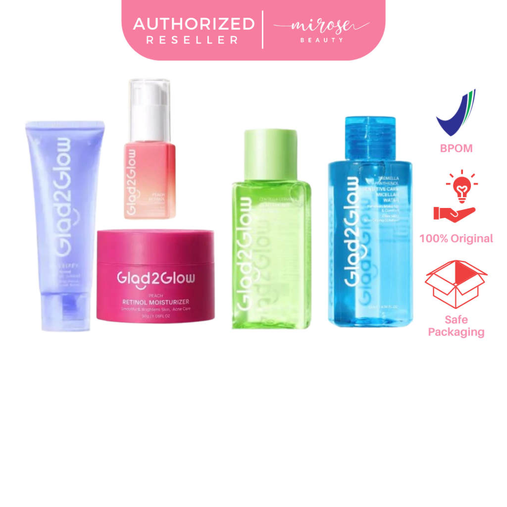 [1 PAKET] G2G Glad2Glow Anti Aging Series