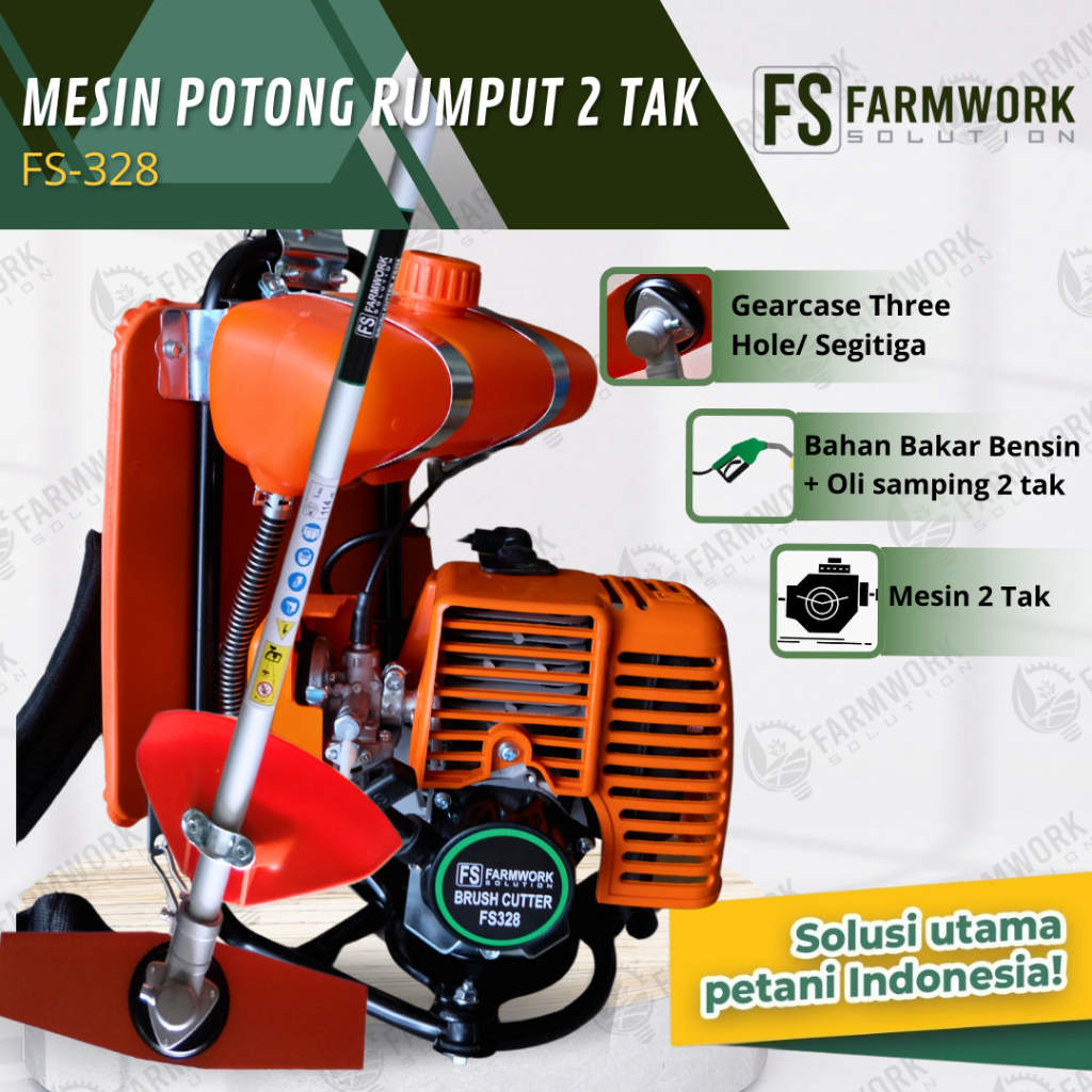 Mesin Potong Rumput 2 Tak Brush Cutter Gendong 2 Tak GARANSI SERVICE 1 TAHUN DILUAR SPAREPART STIHL 