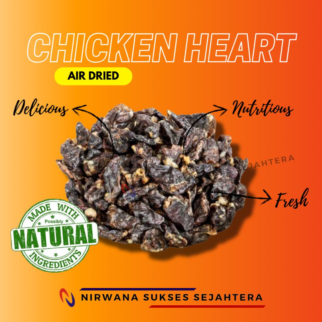 

JANTUNG BEBEK KERING / DEHYDRETED, AIR DRIED DUCK HEART. CHEWS, TREATS, DENTAL CARE, SNACK FROM 100% NATURAL INGRADIENT NO ADDITIVE FOR DOG
