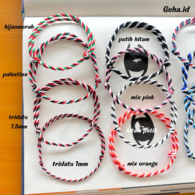 Gelang tridatu | Gelang original khas bali | Gelang sangadatu