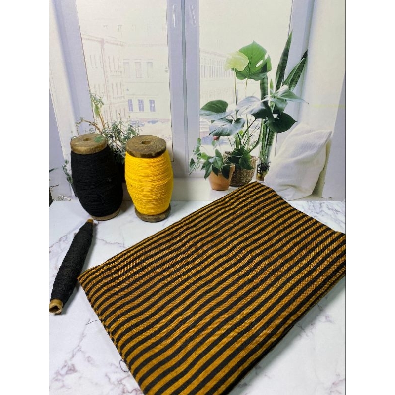 Kain lurik halusan // lurik ler lembut // kain lurik coklat hitam