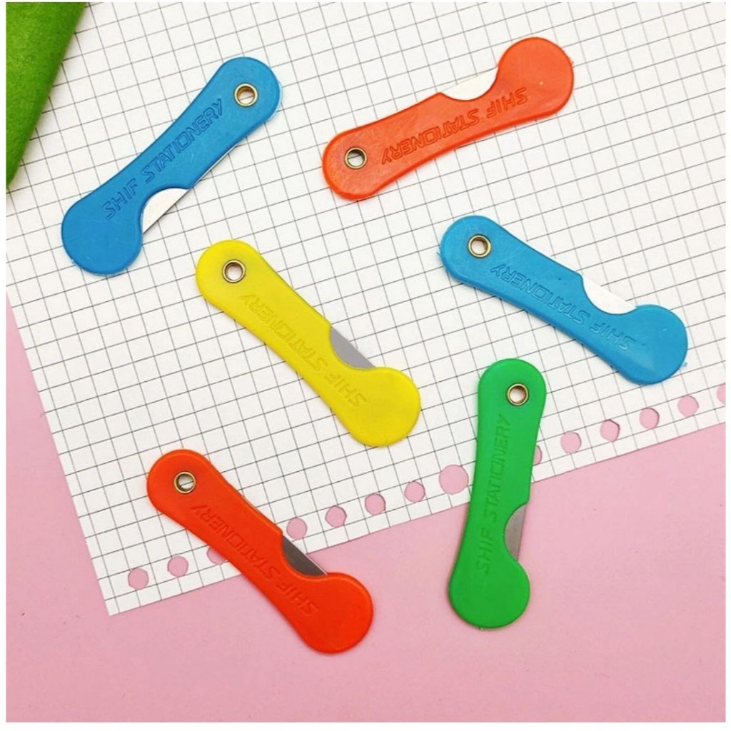 

SILET LIPAT Pemes Pisau Saku Cutter Mini Pensil Knife varian warna - Hijau