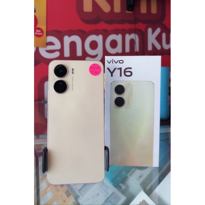 VIVO Y16 RAM 4GB MEMORI 32GB FULLSET ORI