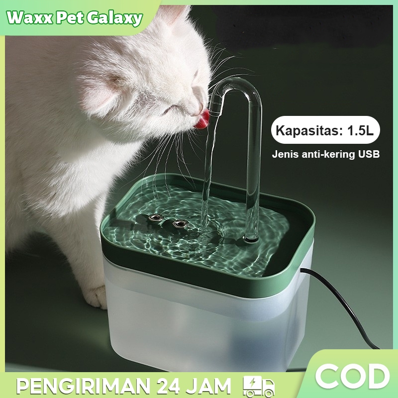 Water Fountain Kucing Tempat Minum Kucing Air Mancur Otomatis Pet Fountain Dispenser Minum Kucing Ot