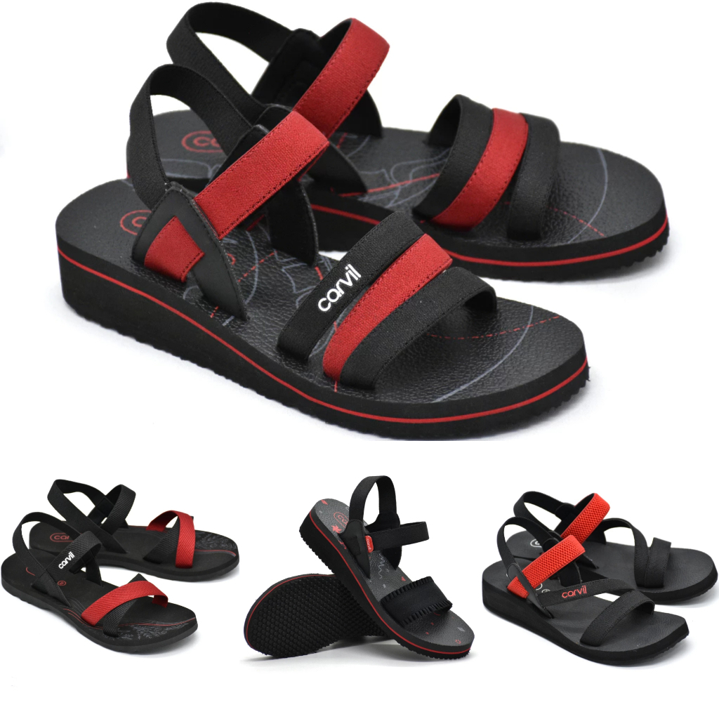 Carvil Hinata Sandal Outdoor Wanita Sendal Gunung Tali Belakang Elastis Cewek Tami