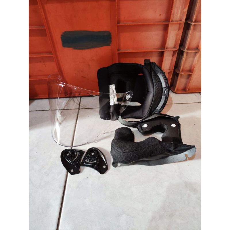 Paket Kaca Helm KYT Kyoto + Busa Spon KYT Kyoto
