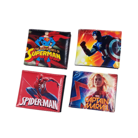 Dompet Anak Anak Dompet Pria Meriah Dompet Karakter Superhero