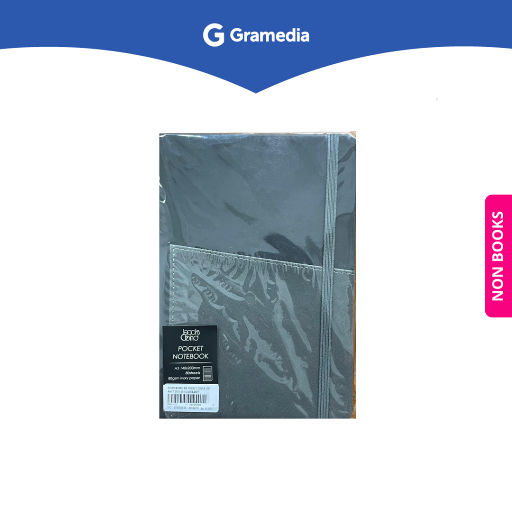 

Gramedia Depok - BOOKS&BIND NB POCKET COVER VIBRANT DUO A5 BLACK&GREY