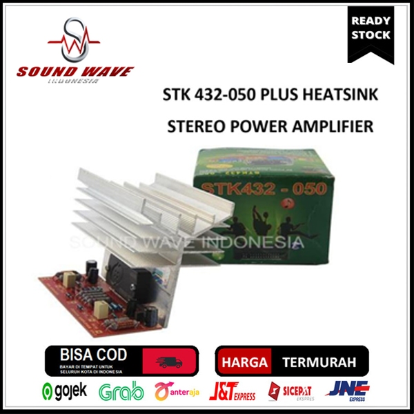 KIT STK 432-050 PLUS HEATSINK 1/2SIRIP STEREO POWER AMPLIFIER