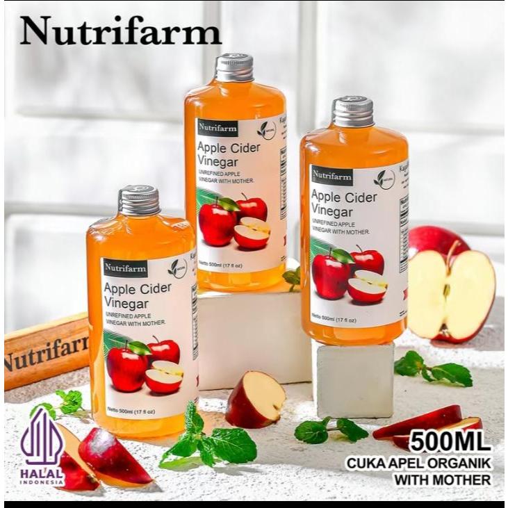 

PAKET BUNDLING 2 BOTOL CUKA APEL NUTRIFARM 100% ORGANIK
