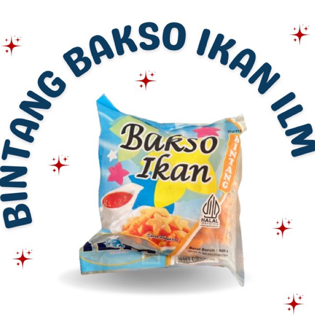 

BASO IKAN BENTUK BINTANG ILM 500g