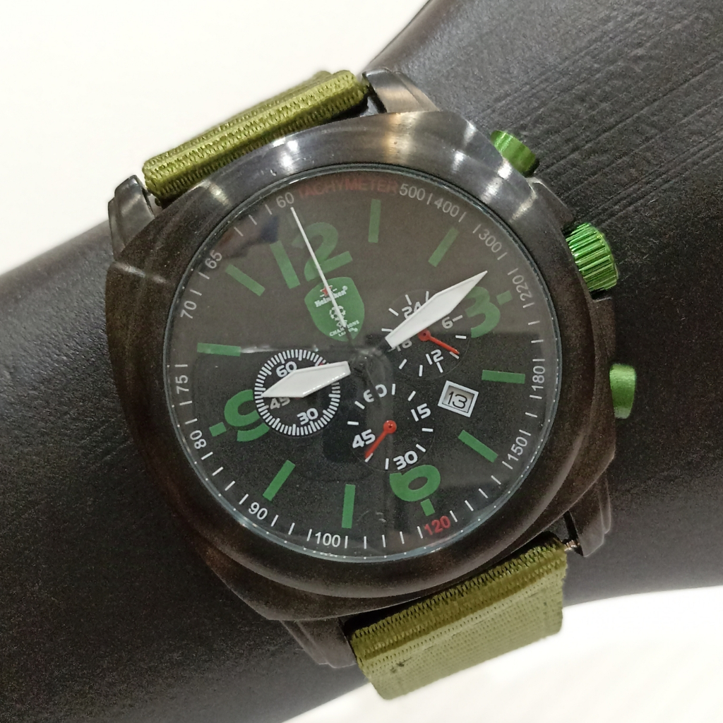 Jam Tangan Heineken X UEFA Champions League Merchandise Chronograph Quartz Watch Langka Keren Antik