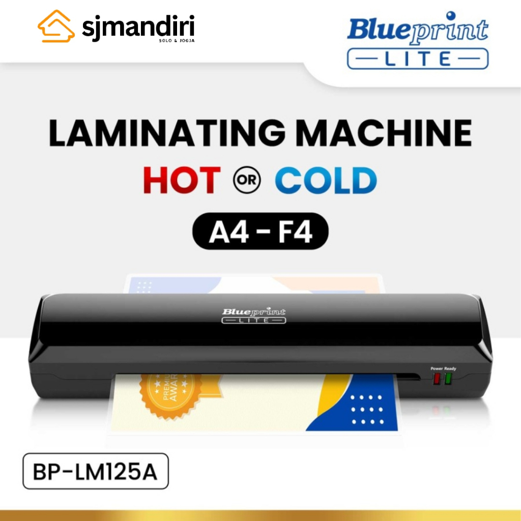 

Blueprint LM125A Mesin Laminating Panas & Dingin Laminating Machine Hot & Cold LM 125A A4 F4
