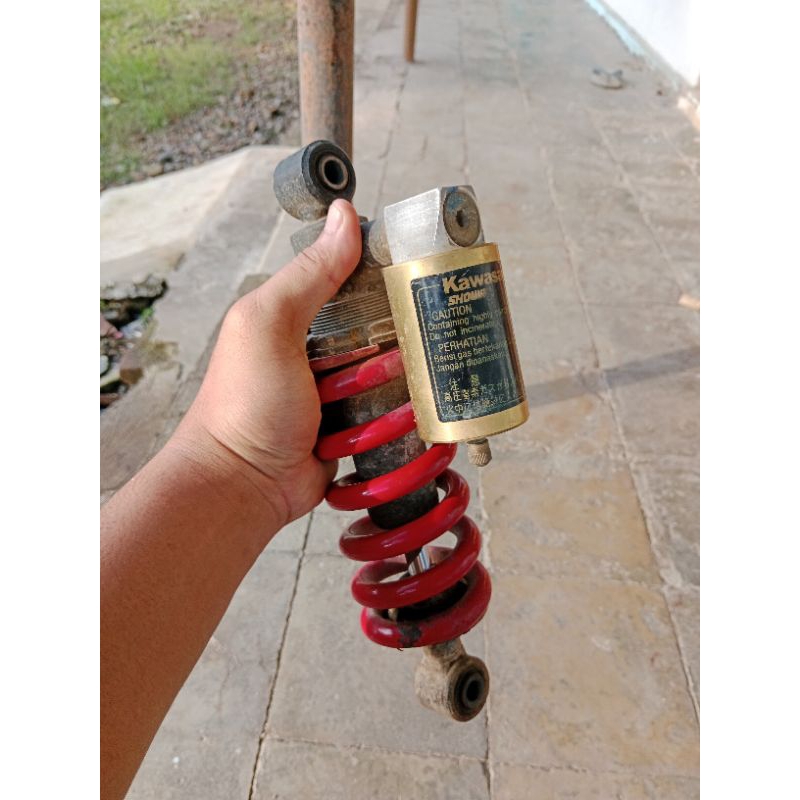 shock belakang ninja rr original copotan