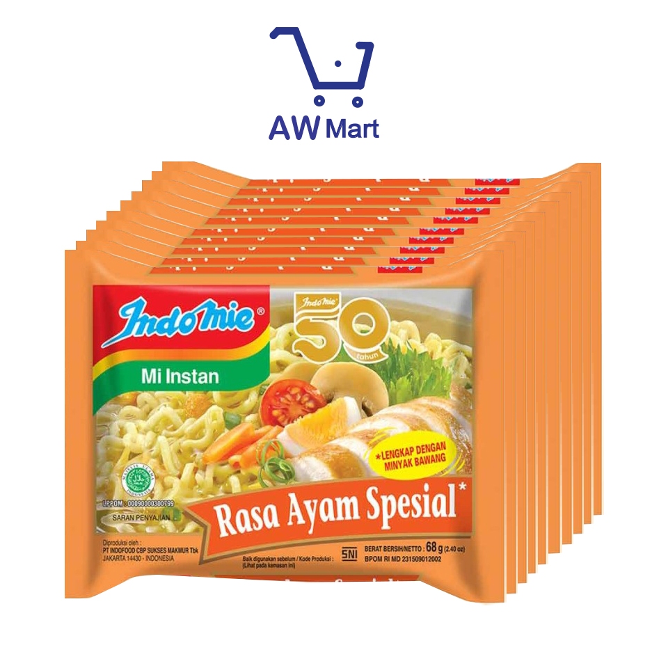 

10 PCS - INDOMIE AYAM SPESIAL OREN
