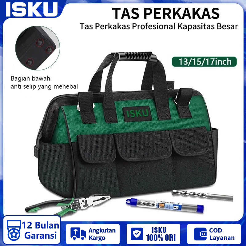 ISKU Tool Bag Besar Tool bag 17 Inch ToolBag Perkakas 13 inch Tas Perkakas18 inch Tas Tempat 13-20 i