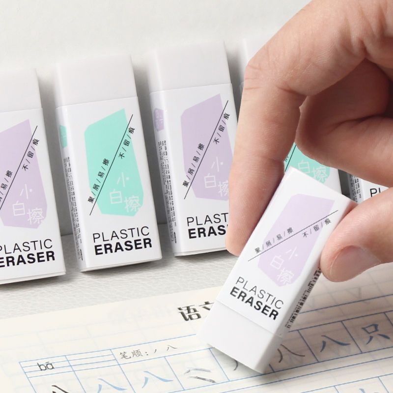 

Eraser Penghapus Pensil 1 Pack 24/30 pcs Putih Bebas PVC Bebas Debu Tidak Beracun