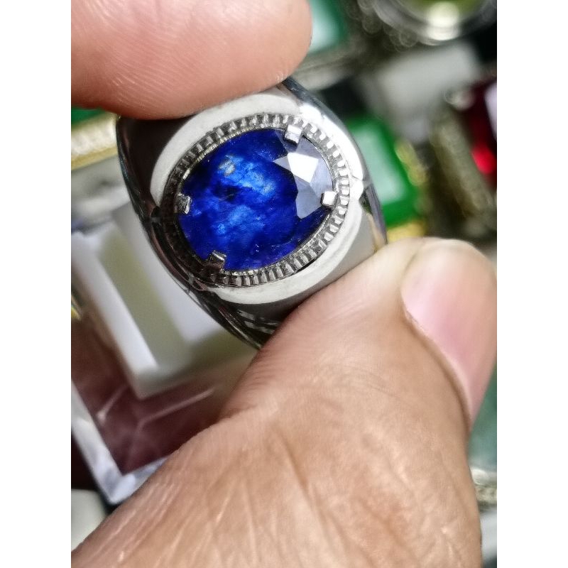 Batu Permata Natural Blue Safir