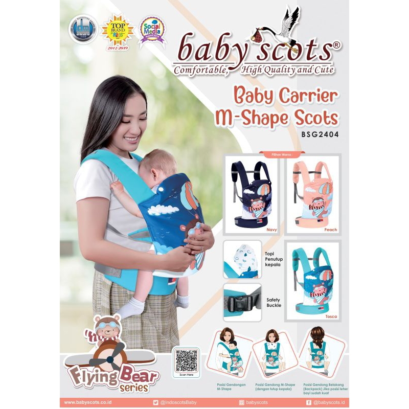 BABY SCOTS GENDONGAN M SHAPE
