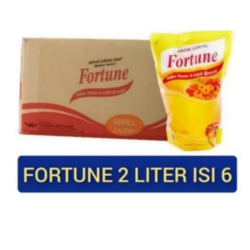 

Fortune Minyak Goreng 2 Liter isi 6 pcs