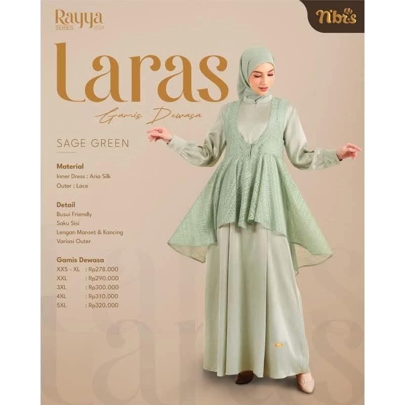 SALE 50% SARIMBIT NIBRAS LARAS GREEN_SARIMBIT NIBRAS DISKON TERMURAH_SARIMBIT NIBRAS TERBARU