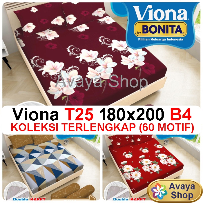 KB4 SPREI BONITA 180x200 VIONA BANTAL 4 / SPREI BONITA KING VIONA BANTAL 4/SEPRAI BONITA 180x200