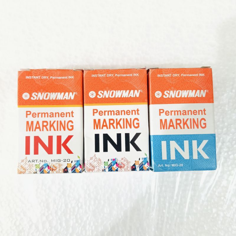 

TINTA REFILL SPIDOL SNOWMAN PERMANEN - TIDAK BISA DI HAPUS