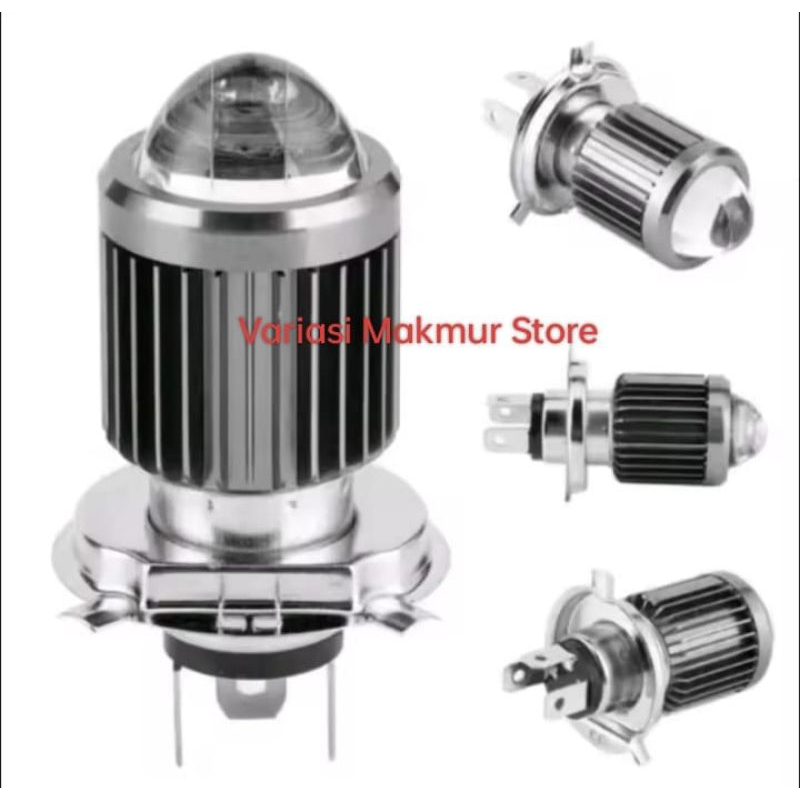 Lampu Utama LED H4 Bohlam Laser Motor Mobil Universal
