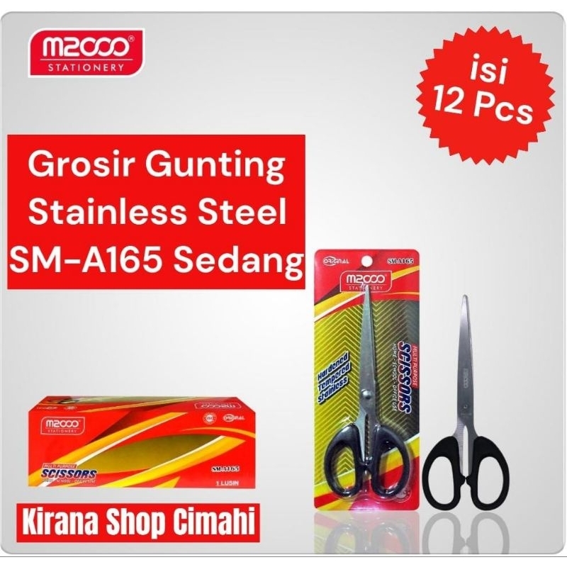 

1 Lusin Gunting Stainless SM-A165 1 Box isi 12 Pcs / Grosir M2000