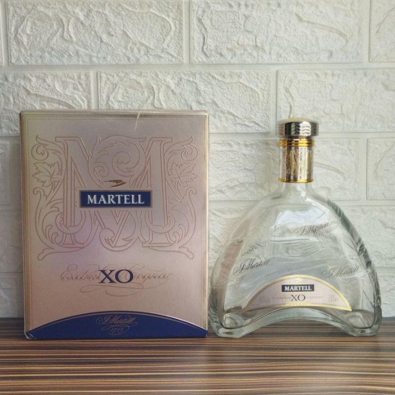 Botol Kosong Martell XO Old + Box 1Liter