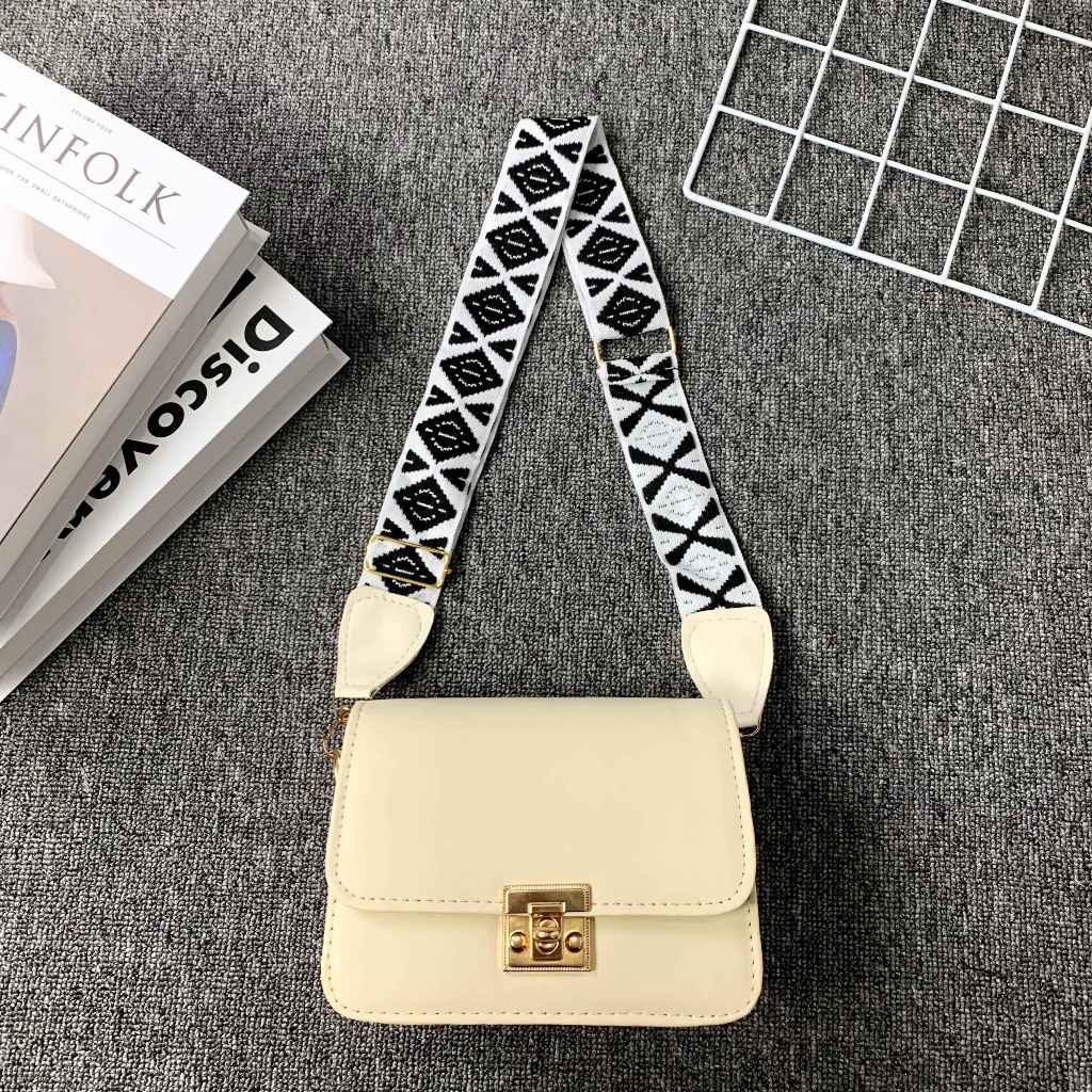 SHOFIA TAS MINI SELEMPANG WANITA TALI KAIN BISBAN MUAT HP