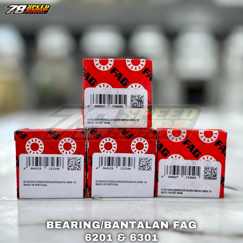 BEARING LAHER KLAHER RODA LAHER RODA 6201 & 6301 UNIVERSAL FAG ORIGINAL FAG | KLAHER RODA 6301 6201 