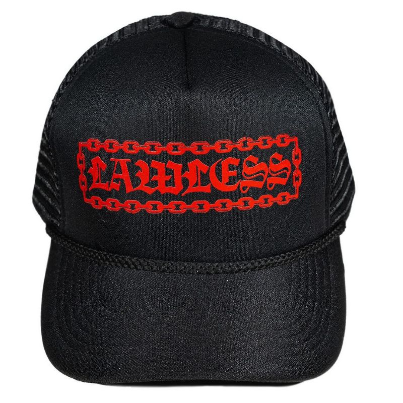 Topi Lawless Jakarta - Doom Chain Trucker Cap | Lawless Jakarta Official Merchandise