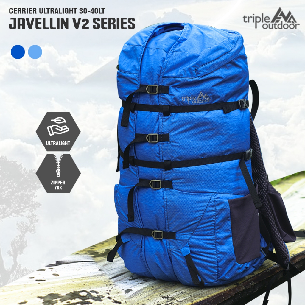 JAVELLIN V2 - CERRIER 30-40 LITER CERRIER ULTRALIGHT BACKPACK GUNUNG TAS GUNUNG TAS PENDAKI CERRIER 