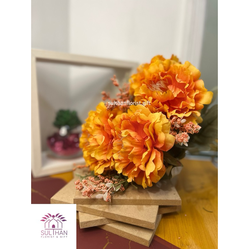 Grosir Bunga Peony jumbo premium bunga meja bunga artificial