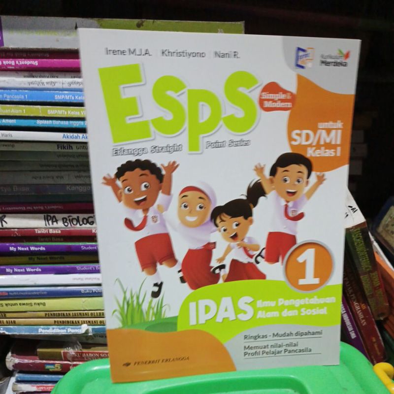 kurikulum merdeka ipas erlangga kelas 1 original