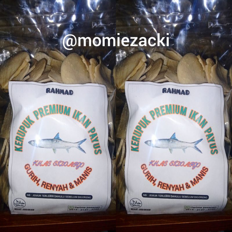 

MOMIE ZACKI - KERUPUK PREMIUM IKAN PAYUS 500 GRAM KERUPUK IKAN PAYUS KERUPUK MENTAH KHAS SIDOARJO