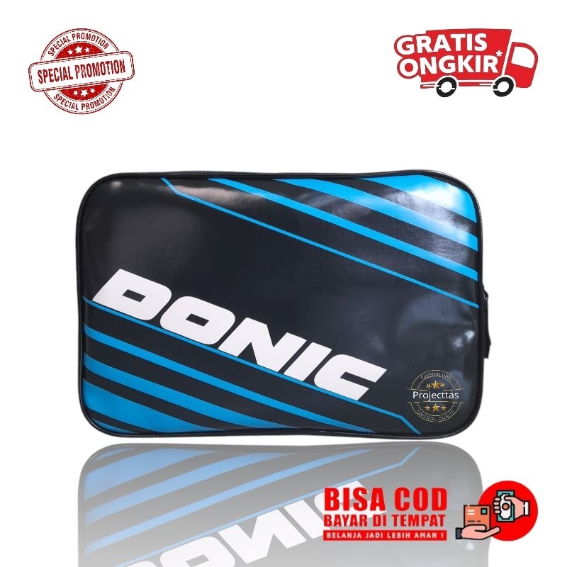cover/tas bet ping pong/tenis meja (3,ruang)/bet tenis meja/pingpong durabel/tahan lama, donic, xiom