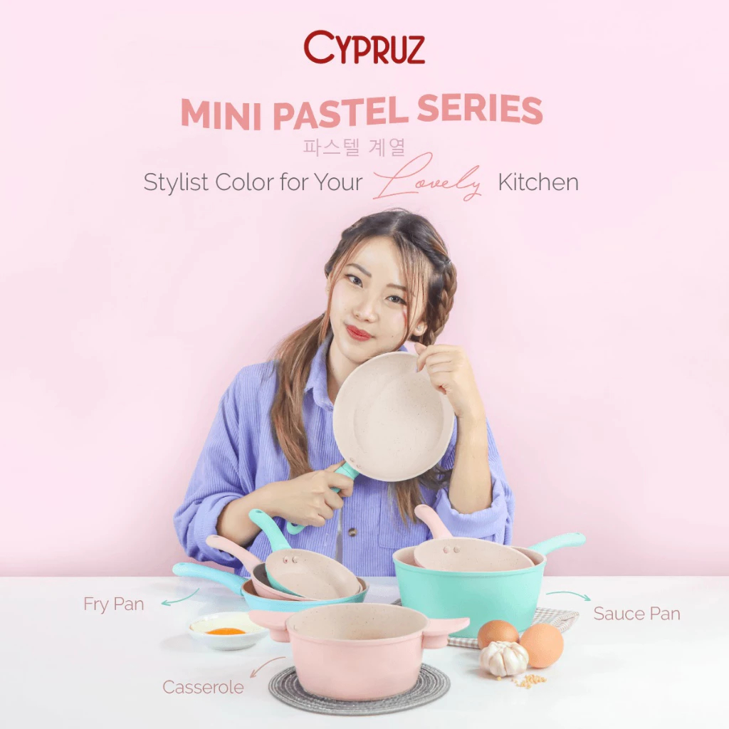 CYPRUZ FP-0680 Mini Fry Pan 12 cm Cypruz Wajan Penggorengan