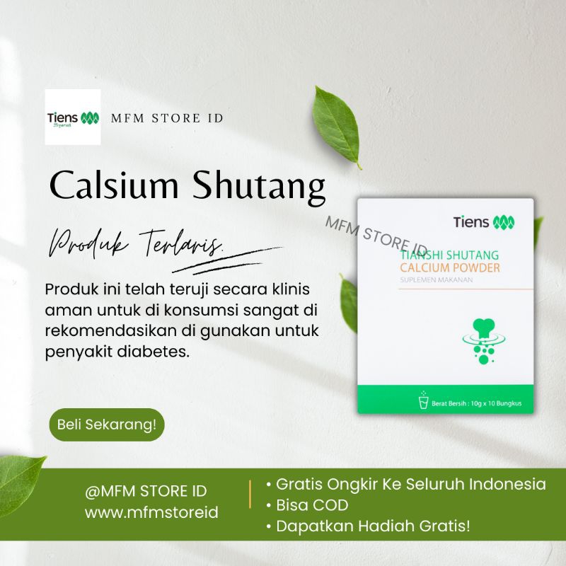 TIENS SHUTANG CALSIUM POWDER SUSU DIABETES SUPER GROW UP