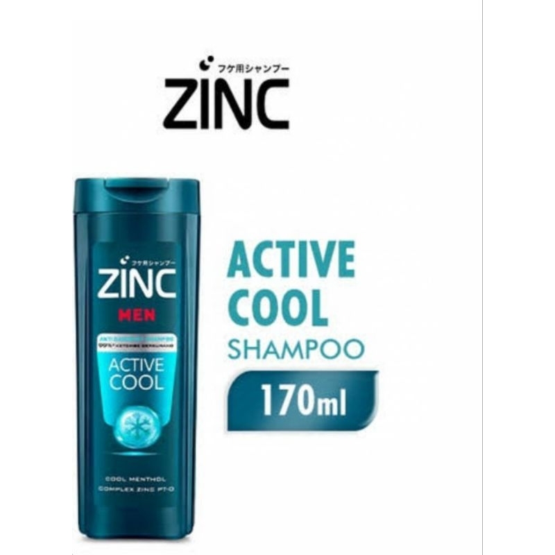 Zinc Men Active Cool Shampoo 170ml