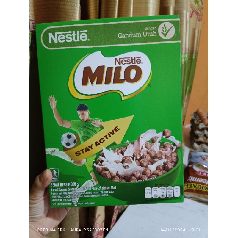 

TERMURAH milo cereal 300gr exp OCT 2025