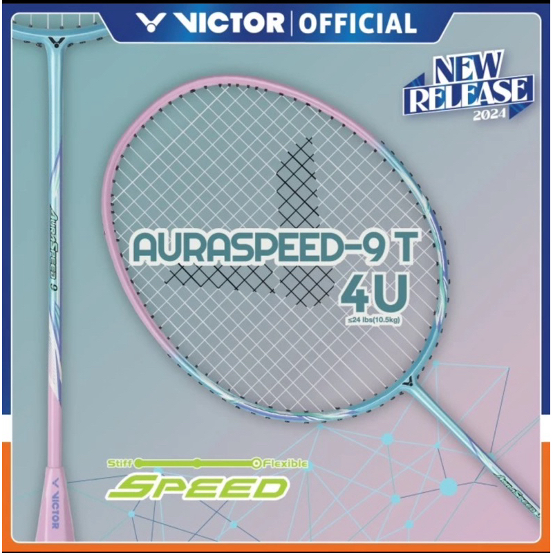 Raket Badminton Victor Auraspeed 9 TR / ARS-9 T Lavender
