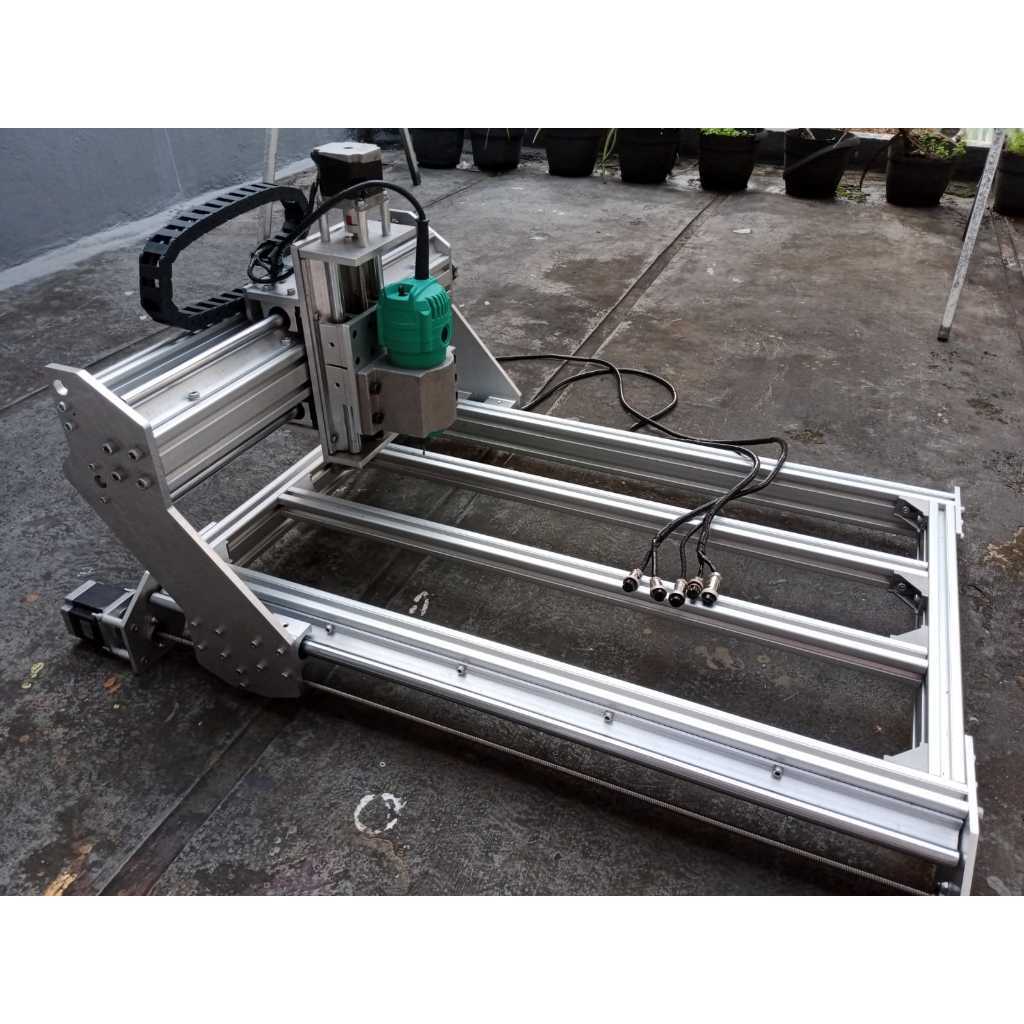 CNC Router 4060 Mach3 Full Alumunium Siap Pakai