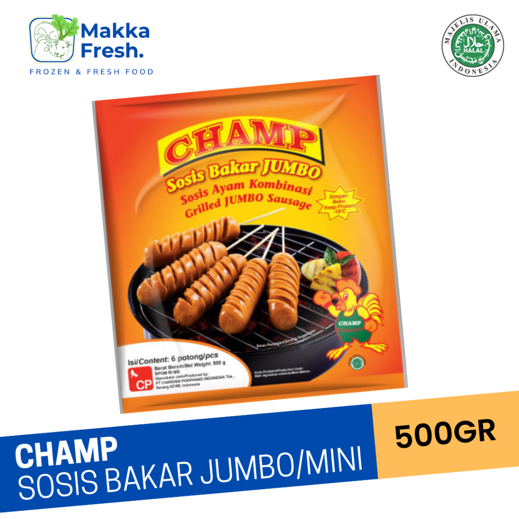 

Champ Sosis Bakar Jumbo/Mini 500gr